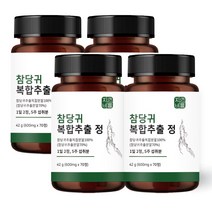 참당귀 데커신 추출 분말 정 콘드로이친 보스웰리아 우슬, 70정 x 4개