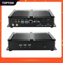 미니PC 팬리스 산업용 컴퓨터 X86 미니 PC i7-8565U 7*24 작동 2 * RS232 HDMI VGA 1 Lan 7 USB WiFi, [04] 16G Ram 512G SSD WiF, [01] Celeron 1007U DDR3