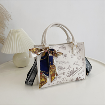 NICKKIM 닉킴 가죽 가방만들기 DIY 가죽공예 키트 토트백 크로스백 퀼트 가방 손바느질 패키지 집콕 취미 생활 선물, 베이지 02(FZ백)