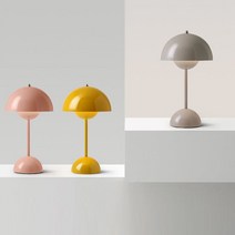 머쉬룸 무드등 단스탠드 조명 무선충전형 8colors, 블루