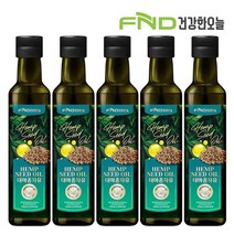 FND건강한오늘 FND건강한오늘 대마종자유 햄프씨드오일 250mL x 5병, 단일옵션