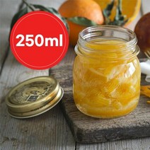 피도병 쨈병 수제 과일청 유리 밀폐용기 콰트로 250ml, 단일속성, 상세페이지 참조
