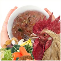 펫바프 펫푸드 강아지생식 바프식 닭 70% 야채퓨레 15종 30% 혼합제품 500g*24 수제 자연식 닭분쇄육 화식