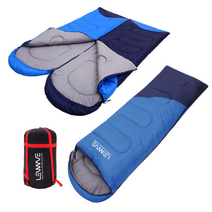 씨에카 이불겸용 캠핑 침낭 커플용 2인침낭 겨울여름 총길이215cm 낚시 차박 텐트 휴대용, 봄 가을용 침낭 1100g 그린