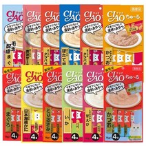 이나바 챠오 츄루 추루 고양이간식 추르 고양이 최애간식 (14g x 4p) * 2개, 가다랑어가다랑어포 4p *2개