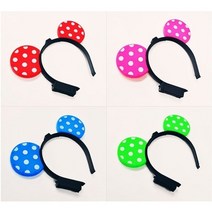 오너클랜 파티클럽 라이트 미키머리띠 22x17cm_WA49DED, 본상품