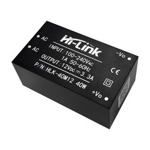 HLK 220V ~ 9V2600mA40W 40M09A/40M12A/40M05A ACDC 절연 스텝 다운 조정 스위칭 고효율 전원 공급 장치 모, 한개옵션1, 02 HLK-40M12A
