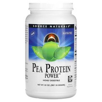 소스 내추럴스 Source Naturals 완두콩 단백질 파우더 907.18g(32oz), 2개