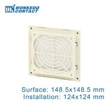 배기 팬 펜 3322-300 120mm 캐비닛 환기 필터 세트 셔터 냉각 그릴 루버 송풍기 필터 패널 230v 없음