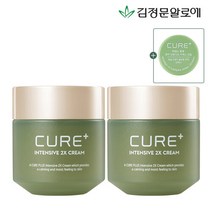 김정문알로에 [김정문알로에] 큐어 2X크림 2개 [2x미니1], 100g, 1세트