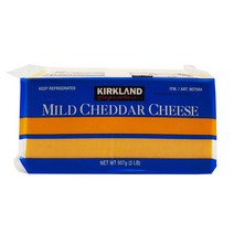 커클랜드 마일드 체다 치즈 907g 피자치즈 사각치즈 (스박스), 아이스 박스(아이스박스+아이스