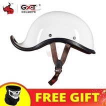 오토바이 헬멧 자전거 킥보드 GXT 헬멧 오토바이 빈티지 레트로 스쿠터 하프 헬멧 카스코 모토 헬멧 모토 Capacete 오토바이 승마 헬멧 투구 모토, GXT F08-A13, XL