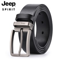 JEEPSPIRIT 정품 남성용 가죽 자동 버클 벨트 OM18CD996BT0434-1