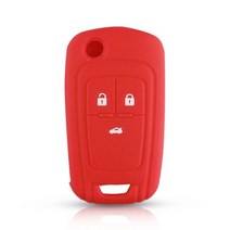 차키케이스 실리콘 원격 자동차 키 커버 케이스 J C Lva, 빨간