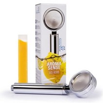 샤워기헤드 AS-9000 호텔 스파 비타민필터 녹물제거 레몬향, 1개