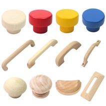 리폼플러스 원목손잡이모음전 우드 원목 나무손잡이 손잡이리폼, 1개, 2구_ㄷ자원목손잡이(128P)