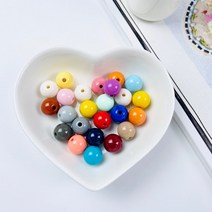 페일톤 컬러 아크릴 구슬비즈(20g), 10mm(약38개)