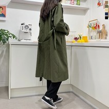 티데일리 [로켓] 여성용 베이직 심플 레글런 싱글 롱 트렌치코트 봄가을 코트
