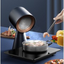 (화이트 출시!)휴대용 주방 미니 연기잡는 고기불판 바베큐 저소음 연기제거 후드, 블랙