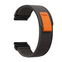 Garmin Fenix 7 7X 6 6X Pro 5 5X Plus 3HR 3 2 시계대 부드러운 통기성 나일론 벨크로 손목 밴드 가민 Quick Fit 26mm 22mm 스트랩, #1