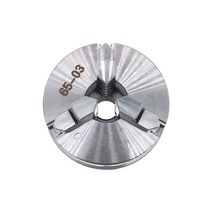 선반척 3Jaws 수동 선반 척 65mm 고정밀 CNC 목재 M14 금속 가공 기계 액세서리 도구, 한개옵션0