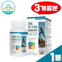 광동 마그네슘 비타민 90정 뼈건강 뼈에좋은 영양제 갱년기 여성 눈떨림 쥐 날때 먹는 팔 다리 저림 에좋은 눈꺼풀 마그네숨