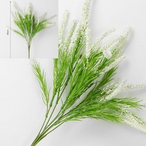 플라워가든 라벤더 부쉬조화 화이트 근조화한 조화화환 플라워클래스