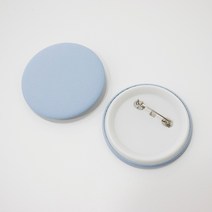 캘리그라피 무지 뱃지 만들기 그리기뱃지 뺏지 핀버튼 뱃찌 배찌, 58mm, 프렌치블루