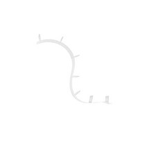 카르텔 콤포니빌리 Kartell Book Worm MT. 3.2 White 320 x 20 19 cm125329