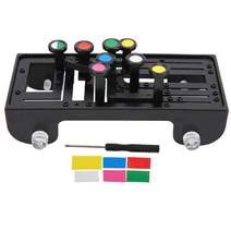 일렉 통 어쿠스틱 기타 베이스 기타 트레이너 연습 도구 학습 시스템 교육 보조 도우미 포크 우쿨렐레 코, 03 Black