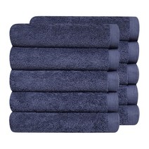 10장 두꺼운 호텔수건 40수 코마사 130g, 클래식블루, 10개