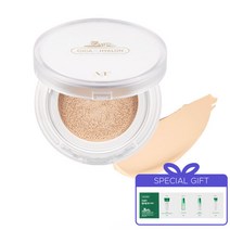 VT 시카 스킨 핏 커버 쿠션 4STEP 샘플키트, VT 시카 스킨 핏 커버 쿠션 (시, 17호 포슬린 베이지