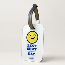 108골프 아크릴 골프네임택 캐리어 골프백 캐디백 여행가방 네임테그, 스마일, 1개