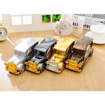 [오후3시이전 주문 당일배송원칙 주말제외] [건전지포함] [대한통운 총알배송] 배터리포함 귀여운 특이한 엔틱탁상시계 아날로그 인테리어 까페소품, 랜덤배송