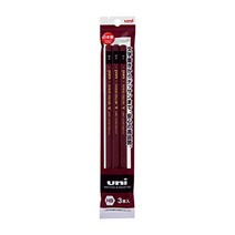 MITSUBISHI Pencil 미츠비시 연필 Uni HB 3 Pack U3PHB, 1개, 상품명참조