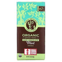 이퀄 엑스체인지 다크 초콜릿 민트 크런치 80g 2.8oz