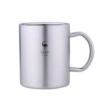 SSGP 스텐 이중 머그 대 400ml, 1개