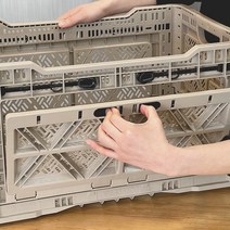 오플렉스 클래식 폴딩박스 접이식 트렁크정리함 25L, 올리브