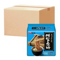 신라면 건면 5개입X 8개총40개 BX, 농심 메밀소바 5개입멀티 8봉 (