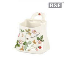 BSF백산 스트로베리 가방 티스푼통