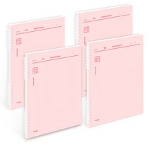 뮤니드 It spring - 그리드 파스텔핑크 4개