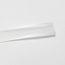 선물포장리본 꽃포장리본 양면 오간디 리본 (폭 6mm 길이90m)(폭 10mm/15mm/25mm/35mm 길이 45mm), 35mm, 1(부드러운화이트)