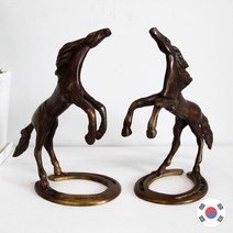 [하이아트] 황동 편자 말 2p 세트 주물 장식품 HDT-541, 상세 설명 참조, 상세 설명 참조