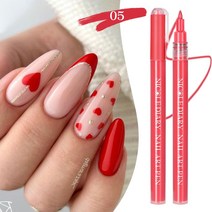 매니큐어 1Pc Black White Nail Polish Pen Color Painting Gel Graffiti Wave Drawing French Stripe Line Bru, 05 NDP05, [05] NDP05, 05 NDP05