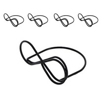 메탈 명함 메모 꽂이 5p, 블랙5p
