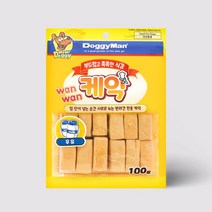 도기맨 반려견 전용 소프트 케익 간식 100G, 4개, 우유맛