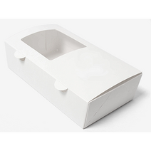 화이트 미니창 김밥 일회용 도시락, 50개입, 4개