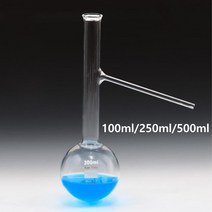열에강한 둥근바닥 가열용 플라스크 비이커 실험도구 중고등 학교 유리기구 실기 교구, 500ml