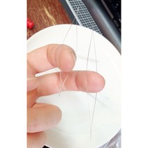 진주바늘 진주실바늘 비즈바늘 원석바늘 진주실끼우기, 10개한통
