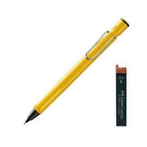 LAMY 사파리 샤프 옐로우 + 샤프심 랜덤발송 세트, 0.5mm, 10세트